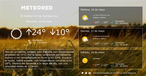 tiempo en la carlota|El Tiempo en La Carlota (Córdoba)